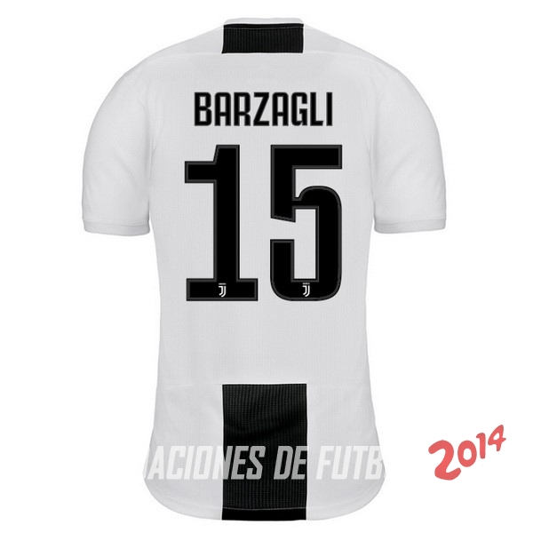 NO.15 Barzagli de Camiseta Del Juventus Primera Equipacion 2018/2019
