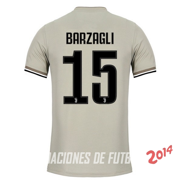 NO.15 Barzagli de Camiseta Del Juventus Segunda Equipacion 2018/2019