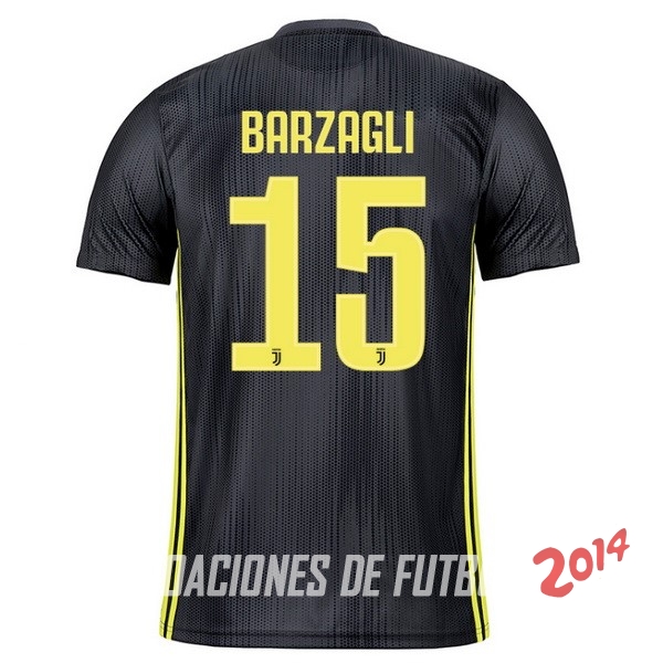NO.15 Barzagli de Camiseta Del Juventus Tercera Equipacion 2018/2019