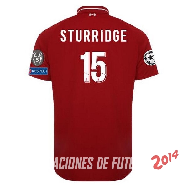 NO.15 Sturridge de Camiseta Del Liverpool Primera Equipacion 2018/2019