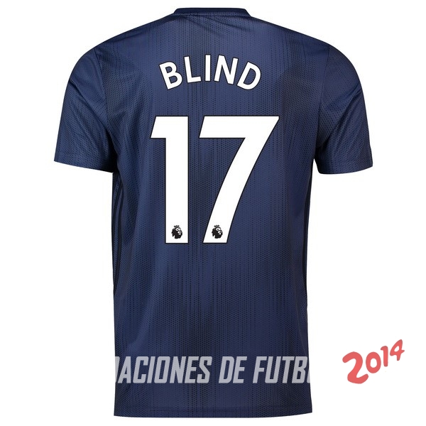 NO.17 Blind de Camiseta Del Manchester United Tercera Equipacion 2018/2019