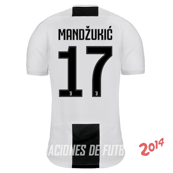 NO.17 Mandzukic de Camiseta Del Juventus Primera Equipacion 2018/2019