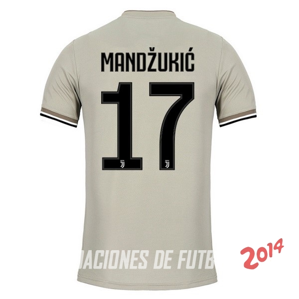 NO.17 Mandzukic de Camiseta Del Juventus Segunda Equipacion 2018/2019
