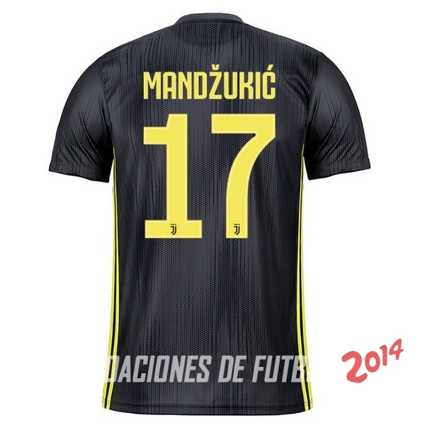NO.17 Mandzukic de Camiseta Del Juventus Tercera Equipacion 2018/2019