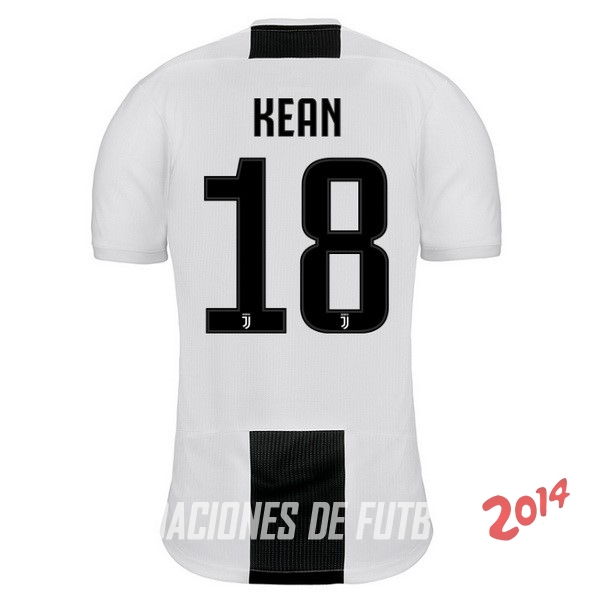 NO.18 Kean de Camiseta Del Juventus Primera Equipacion 2018/2019