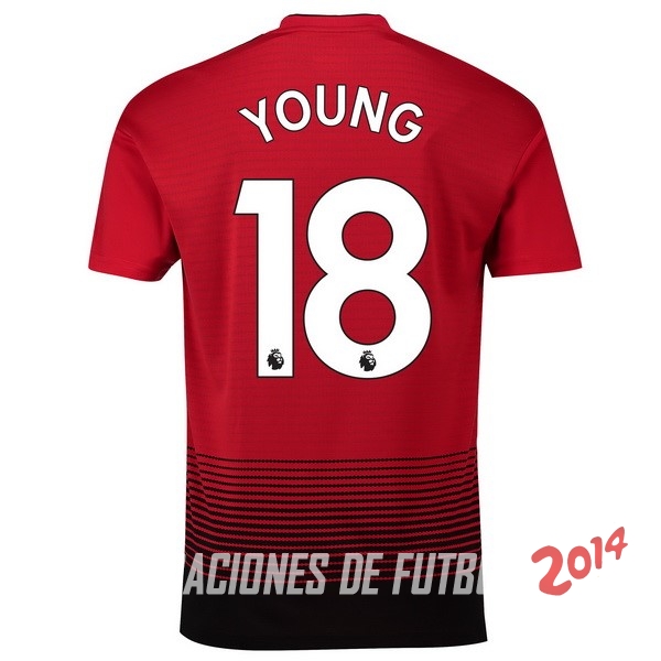NO.18 Young de Camiseta Del Manchester United Primera Equipacion 2018/2019