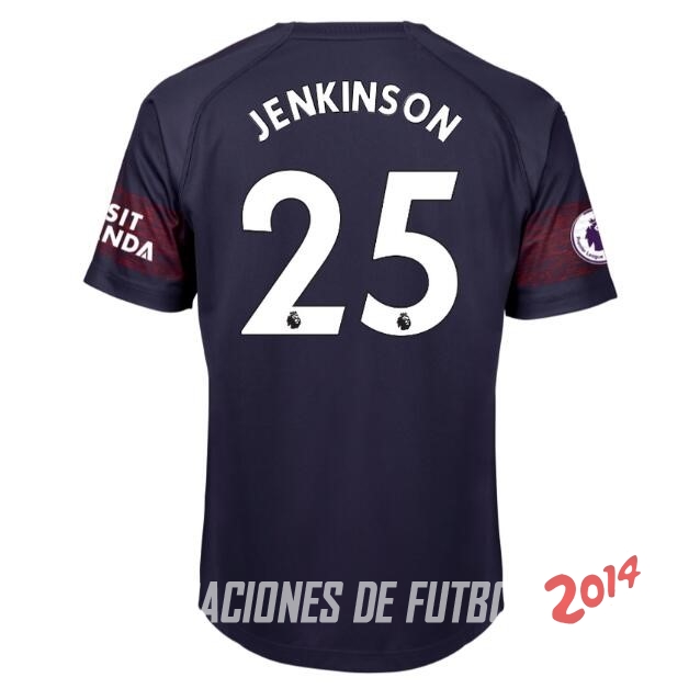 NO.25 Jenkinson Segunda Camiseta Arsenal Segunda Equipacion 2018/2019