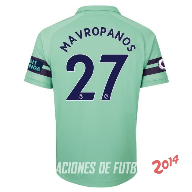 NO.27 Mavropanos de Camiseta Del Arsenal Tercera Equipacion 2018/2019