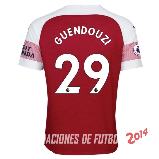 NO.29 Guendouzi de Camiseta Del Arsenal Primera Equipacion 2018/2019