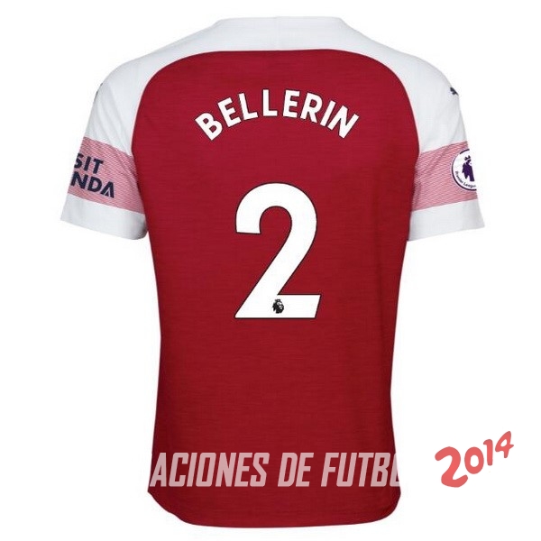 NO.2 Bellerin de Camiseta Del Arsenal Primera Equipacion 2018/2019