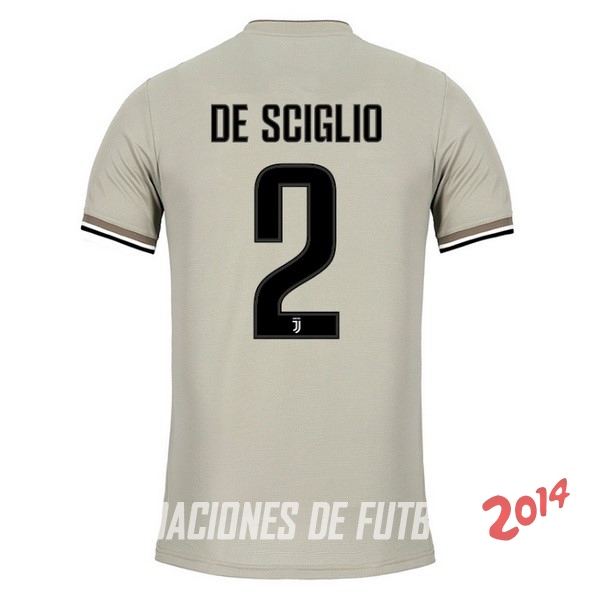 NO.2 De Sciglio de Camiseta Del Juventus Segunda Equipacion 2018/2019