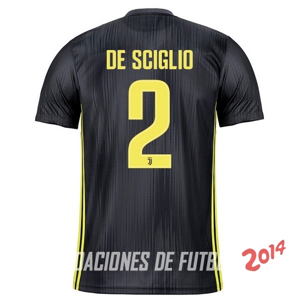 NO.2 De Sciglio de Camiseta Del Juventus Tercera Equipacion 2018/2019