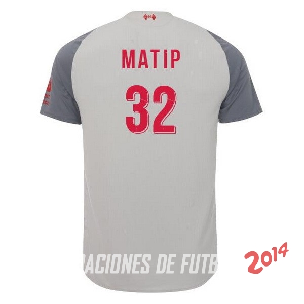 NO.32 Matip de Camiseta Del Liverpool Tercera Equipacion 2018/2019