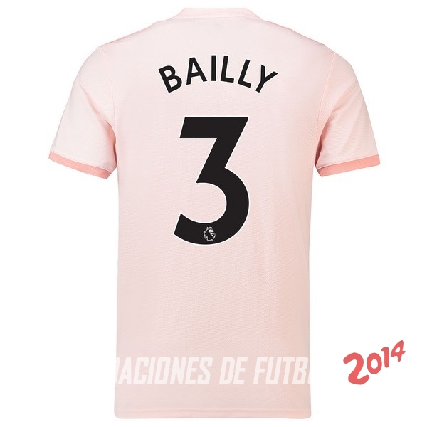 NO.3 Bailly Segunda Camiseta Manchester United Segunda Equipacion 2018/2019