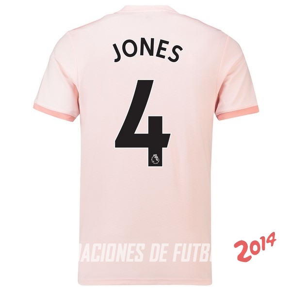 NO.4 Jones Segunda Camiseta Manchester United Segunda Equipacion 2018/2019