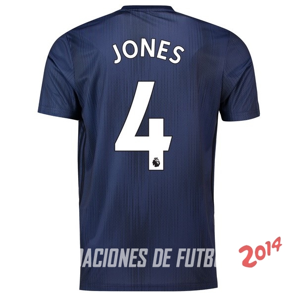 NO.4 Jones de Camiseta Del Manchester United Tercera Equipacion 2018/2019
