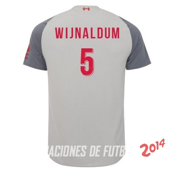 NO.5 Wijnaldum de Camiseta Del Liverpool Tercera Equipacion 2018/2019