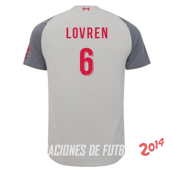 NO.6 Lovren de Camiseta Del Liverpool Tercera Equipacion 2018/2019