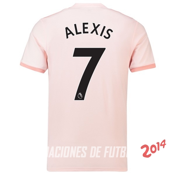 NO.7 Alexis Segunda Camiseta Manchester United Segunda Equipacion 2018/2019