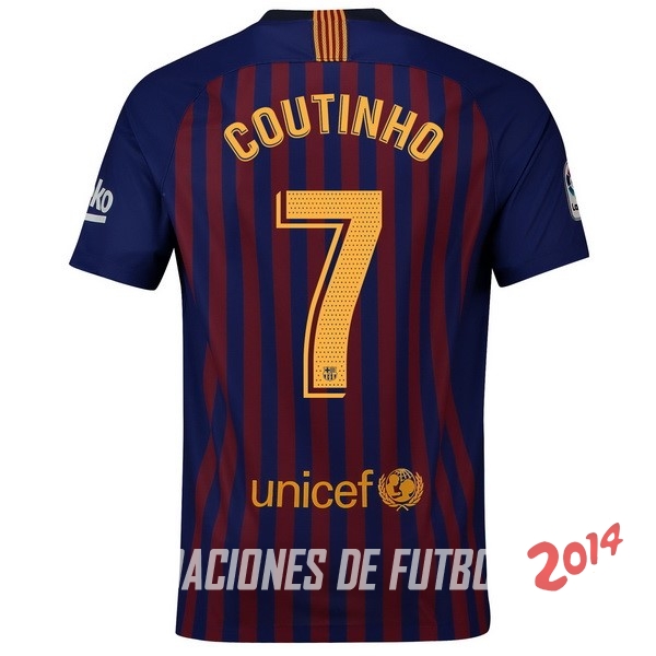 NO.7 Coutinho de Camiseta Del Barcelona Primera Equipacion 2018/2019