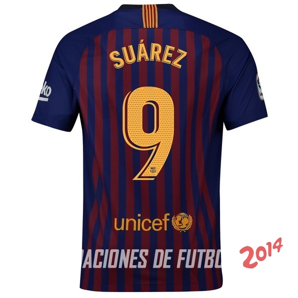NO.9 Suarez de Camiseta Del Barcelona Primera Equipacion 2018/2019