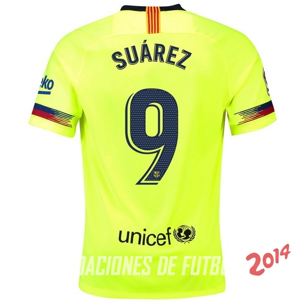 NO.9 Suarez de Camiseta Del Barcelona Segunda Equipacion 2018/2019