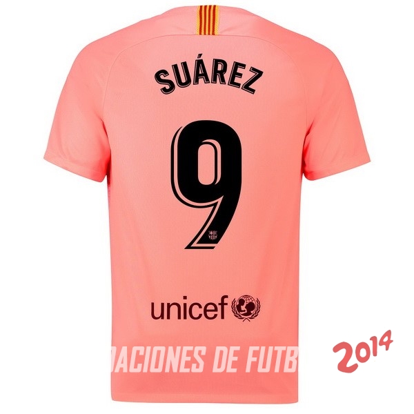 NO.9 Suarez de Camiseta Del Barcelona Tercera Equipacion 2018/2019