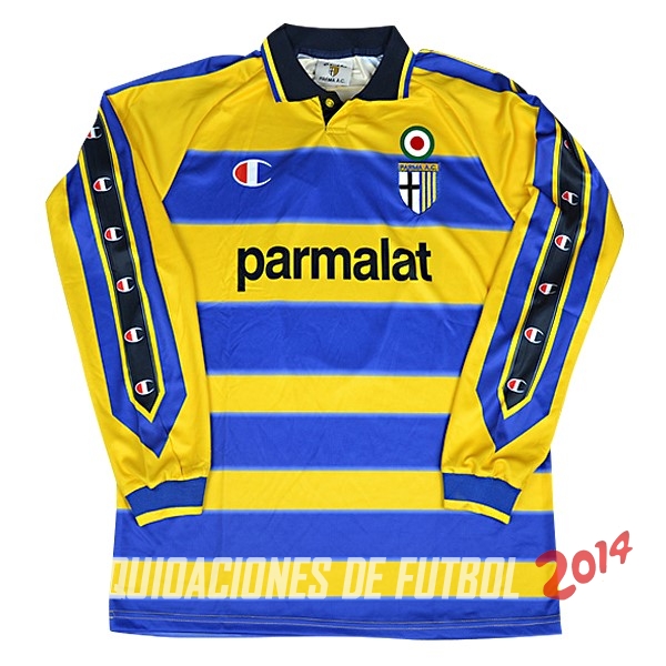 Retro Camiseta De Parma de la Seleccion Manga Larga Primera 1999/2000