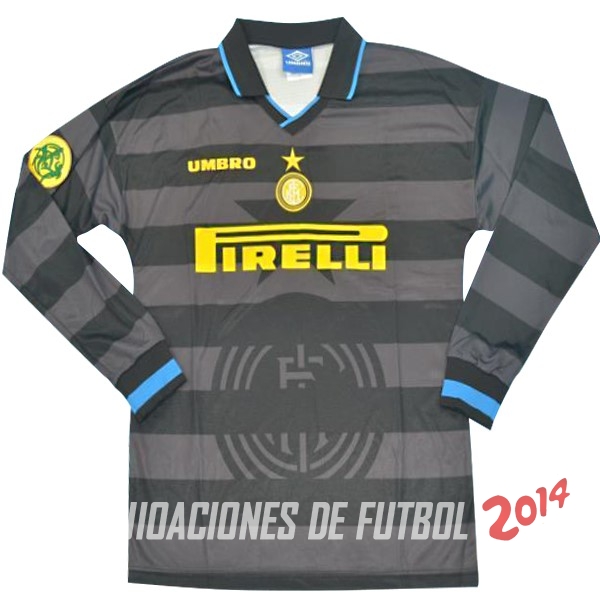 Retro Camiseta De Inter Milán Manga Larga Segunda 2013/2014