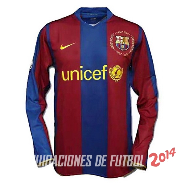 Retro Camiseta De Barcelona la Seleccion Manga Larga Primera 2007/2008
