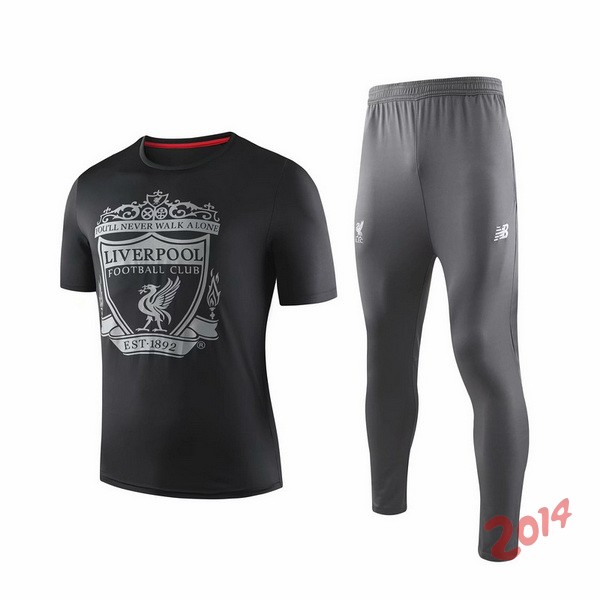 Entrenamiento Liverpool Conjunto Completo 2019/2020 Negro Gris