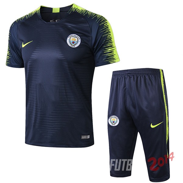 Entrenamiento Manchester City Conjunto Completo 2019/2020 Azul Verde