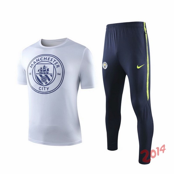 Entrenamiento Manchester City Conjunto Completo 2019/2020 Blanco Azul