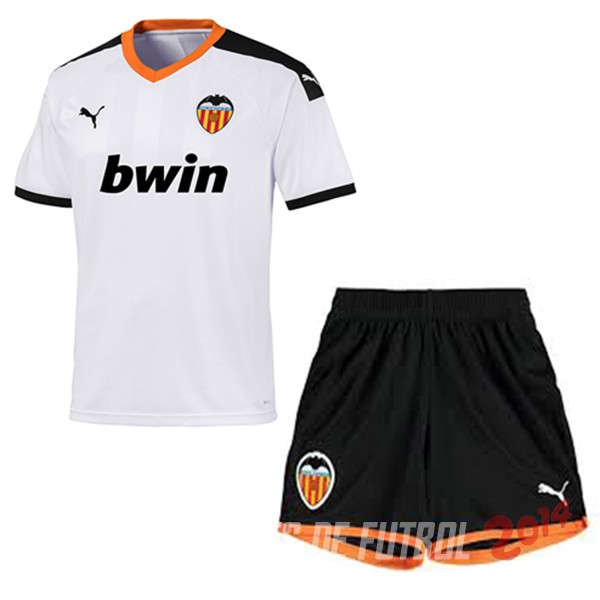 Camiseta Del Conjunto Completo Valencia Nino Primera 2019/2020