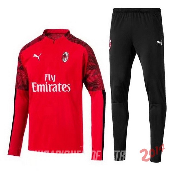 Chandal AC Milan Rojo Negro 2019-2020