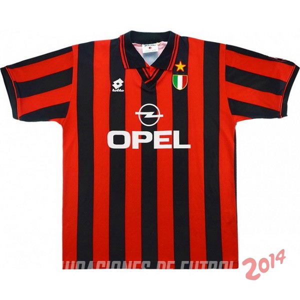 Retro Camiseta De AC Milan de la Seleccion Primera 1996/1997