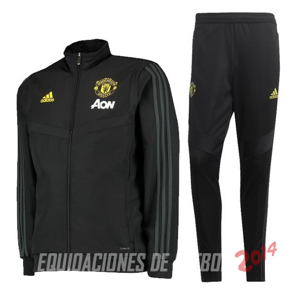 Chandal Manchester United Negro Amarillo 2019/2020