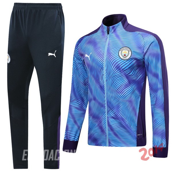 Chandal Manchester City Purpura Azul 2019/2020