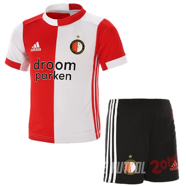 Camiseta Del Conjunto Completo Feyenoord Rotterdam Nino Primera 2019/2020