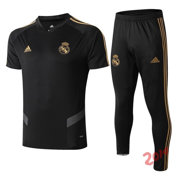 Entrenamiento Real Madrid Conjunto Completo 2019/2020 Negro Amarillo