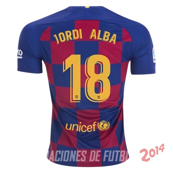 Jordi Alba de Camiseta Del Barcelona Primera 2019/2020