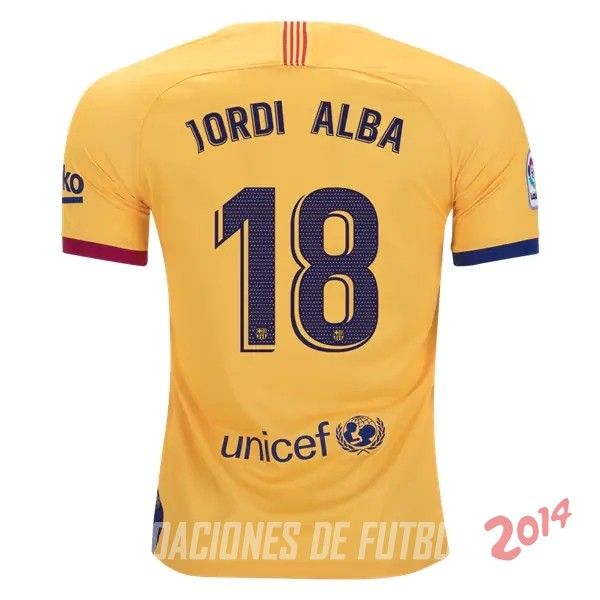 Jordi Alba de Camiseta Del Barcelona Segunda 2019/2020