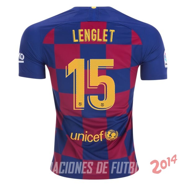 Lenglet de Camiseta Del Barcelona Primera 2019/2020