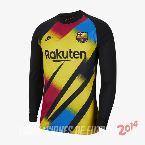 Camiseta Del Barcelona Manga Larga Portero 2019/2020 Amarillo