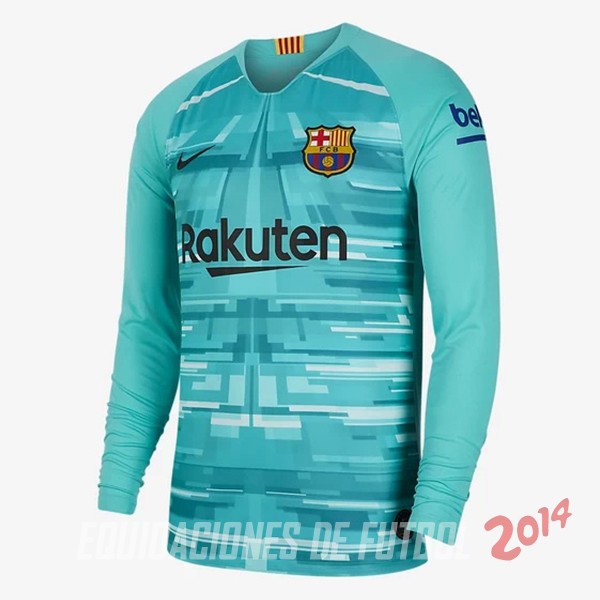 Camiseta Del Barcelona Manga Larga Portero 2019/2020 Verde