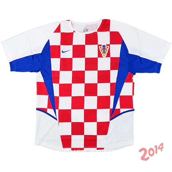 Retro Camiseta De Croacia de la Seleccion Primera 2002