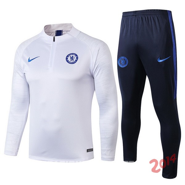 Chandal Chelsea Blanco Azul1 2019/2020