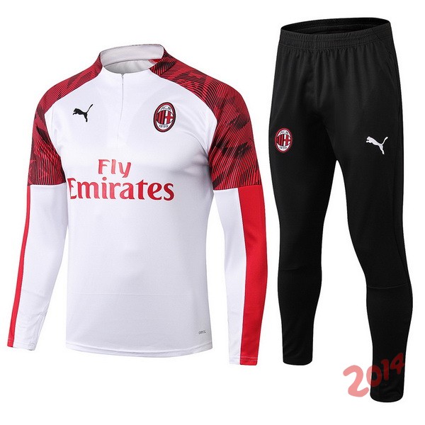 Chandal AC Milan Blanco Rojo Negro 2019/2020