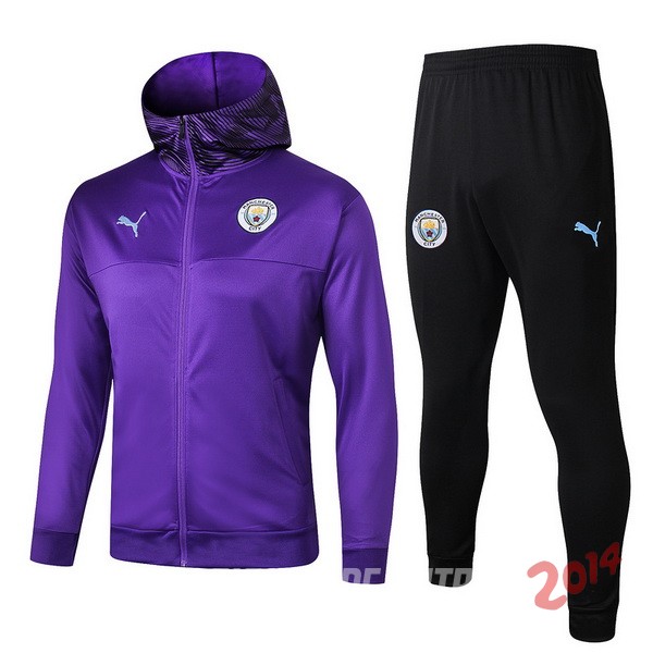 Chandal Manchester City Purpura Negro1 2019/2020