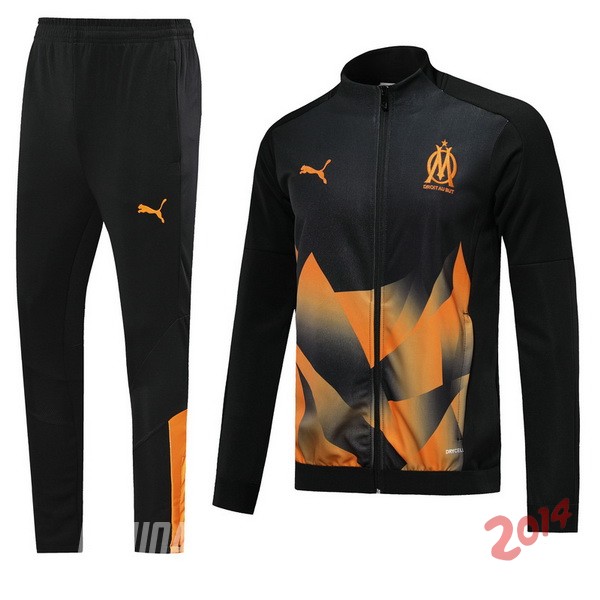 Chandal Marsella Negro Naranja 2019/2020